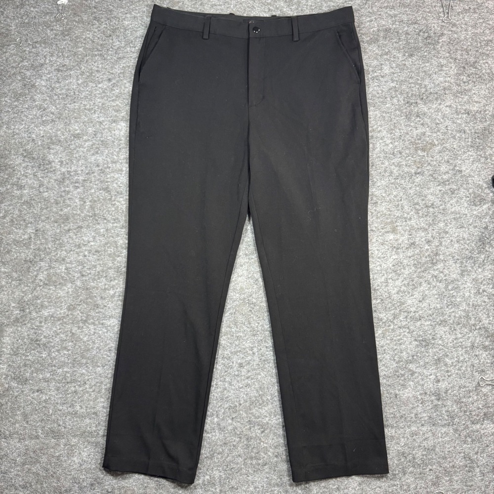 Quince Ultra-Stretch 24/7 Smart Chino Pants Mens 36x30 (Fits 36x29) Black Career